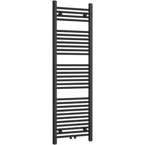 CERANO - Kúpeľňový radiátor Benito - stredové pripojenie 50mm/bočné - 583 W - čierna matná - 1500x450 mm CER-612177 vyobraziť