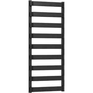 CERANO - Kúpeľňový radiátor Adriano - bočné pripojenie - 520 W - čierna matná - 1200x500 mm CER-395927 vyobraziť