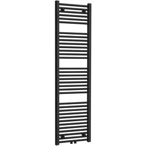 CERANO - Kúpeľňový radiátor Benito - stredové pripojenie 50mm/bočné - 703 W - čierna matná - 1700x450 mm CER-710056 vyobraziť