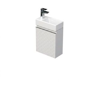 Koupelnová skříňka s umyvadlem SAT Cube Way 40x47, 5x20 cm bílá mat CUBE3D40DLB CUBE3D40DLB vyobraziť