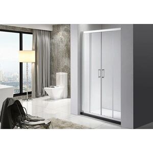 OLSEN SPA - Sprchové dvere VILAR - FARBA rámu - Hliník leštený, Rozmer A - 170 cm, Rozmer C - 190 cm, Smer zatvárania - Univerzálne Ľavé / Pravé, Výplň - Číre bezpečnostné sklo - 6 mm OLBENW102917CC vyobraziť