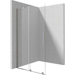 DEANTE - Prizma krátka ku kolmej stene/dlhá k paralelnej stene sprchová stena, walk-in, 80 cm - posuvná; KTJ_F38R vyobraziť