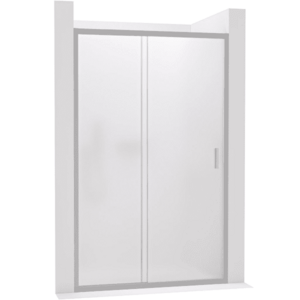 CERANO - Sprchové posuvné dvere Varone LINE Ľ/P - 6 mm - chróm, mliečne sklo - 150x195 CER-663046 vyobraziť