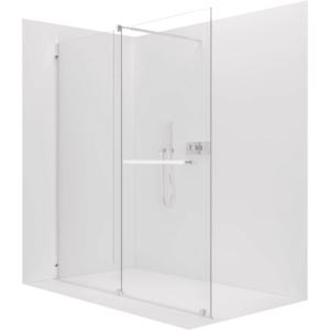 CERANO - Sprchová zástena Walk-in Medin Ľ/P - 8 mm - chróm, transparentné sklo - 130x195 - dvojdielna posuvná CER-477991 vyobraziť