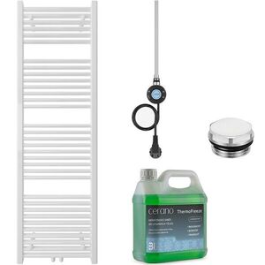 CERANO - Koupelnový elektrický radiátorový set Lincoln - WIFI - 600W - bílá lesklá - 1600x500 mm CER-651015 vyobraziť