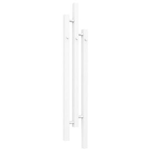 CERANO - Koupelnový radiátor Fabiano - háčky na ručníky - boční připojení - 251 W - bílá lesklá - 1200x220 mm CER-148970 vyobraziť