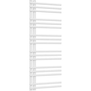CERANO - Koupelnový radiátor Burke - L/P - asymetrické připojení 50mm - 430 W - bílá lesklá - 1200x500 mm CER-196266 vyobraziť