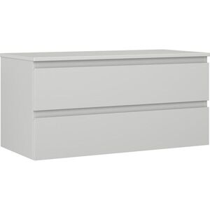 MEXEN/S - Orio kúpeľňová skrinka pod umývadlo 100 cm s doskou, 2 zásuvky, sivá mat 91A10-10047-2-BFFC62 vyobraziť