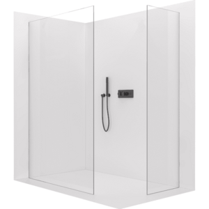 CERANO - Sprchová zástena Walk-in Crystal TL/P - 8 mm - bezvzperový systém - zlatá, transparentné sklo - 50x50x200 CER-8050BD5711 vyobraziť