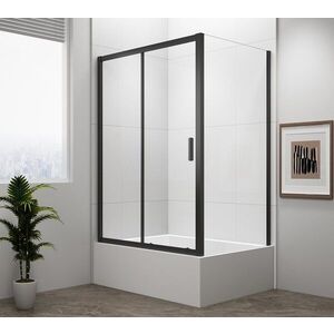 POLYSAN - DEEP BLACK obdĺžniková sprchová zástena 1200x750 L/P varianta, číre sklo MD1216B-01 vyobraziť