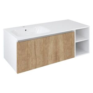 SAPHO - LOREA skrinka 120x46x51, 5cm (90+30Pcm), ľavá, dub Alabama/biela matná LE090-2231-L-05 vyobraziť