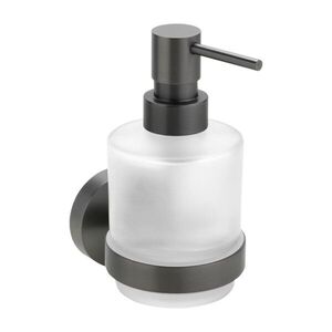 SAPHO - X-ROUND GUN METAL dávkovač mydla 200ml, mliečne sklo, gun metal XR103GM vyobraziť