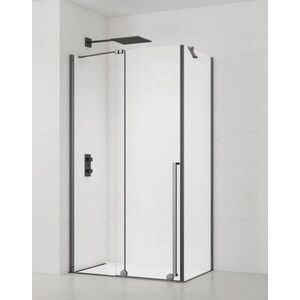 Sprchovací kút obdĺžnik 110x90 cm SAT Xmotion PVD Gun metal SATBWIXM110S90GM vyobraziť