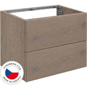 CERANO - Koupelnová skříňka pod umyvadlo Adele - TIP-ON otevírání - dub Cannolo Cremona - 70x60x43 CER-051808 vyobraziť