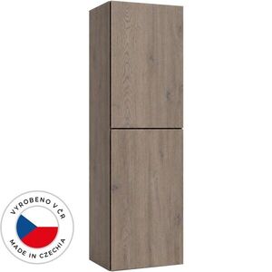 CERANO - Koupelnová vysoká skříňka Adele - TIP-ON otevírání - dub Cannolo Cremona - 30x120x33 CER-295076 vyobraziť