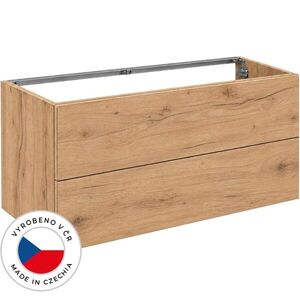 CERANO - Koupelnová skříňka pod umyvadlo Adele - TIP-ON otevírání - dub zlatý Craft - 120x60x43 CER-360585 vyobraziť