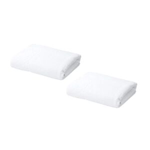 LIVARNO® Froté osuška, 450 g/m², 70 x 140 cm, biela, 2 kusy vyobraziť