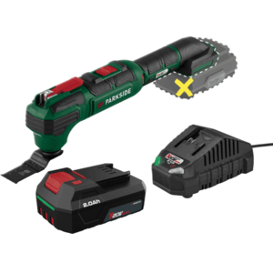 PARKSIDE® Aku multifunkčné náradie 20 V + Akumulátor 20 V/2 Ah + Nabíjačka 20 V/2, 4 A vyobraziť