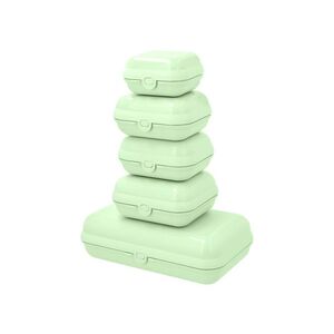 SILVERCREST® Súprava desiatových boxov, 5-dielna (mentolová) vyobraziť
