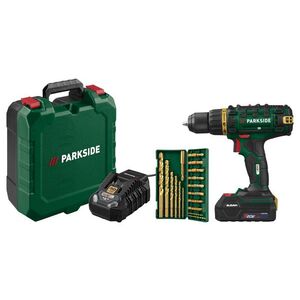 PARKSIDE® Aku vŕtací skrutkovač 20 V Limited Edition PABS 20-Li G8 - s akumulátorom a nabíjačkou (zelená) vyobraziť
