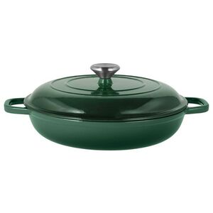 SILVERCREST® Liatinová servírovacia panvica Premium, 31 cm (zelená) vyobraziť