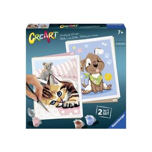 RAVENSBURGER Maľovanie podľa čísiel (Obľúbené zvieratá) vyobraziť
