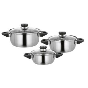 SILVERCREST® Súprava hrncov z ušľachtilej ocele, 6-dielna vyobraziť