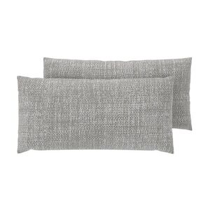 LIVARNO® Obliečka na vankúš z jemného flanelu, 80 x 40 cm, 2 kusy (antracitová) vyobraziť