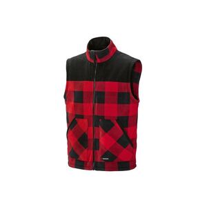 PARKSIDE® Pánska flísová vesta (červená, S (44/46)) vyobraziť