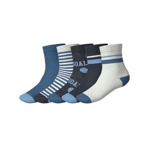 LUPILU® Detské ponožky, 5 párov (biela/modrá, 19/22) vyobraziť