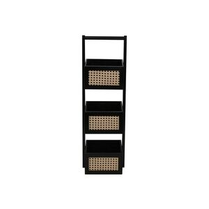 LIVARNO® Bambusový kúpeľňový regál (čierna) vyobraziť