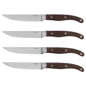 SILVERCREST® Steakové nože, 4 kusy (čierno-hnedá) vyobraziť
