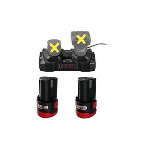 PARKSIDE® Dvojitá nabíjačka 12 V/4, 5 A PDSLK 12 B2 + Akumulátor 12 V/2 Ah PAPK 12 A4, 2 kusy vyobraziť