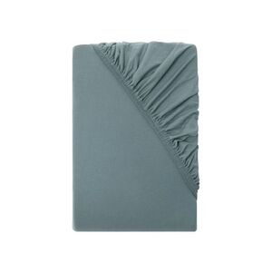 LIVARNO® Napínacia džersejová plachta na boxspringovú posteľ, 180 – 200 x 200 cm (tmavozelená) vyobraziť