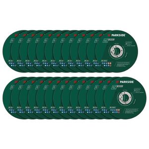 PARKSIDE® Rezné kotúče na kov/Rýchloupínacia matica (25 kusov) vyobraziť