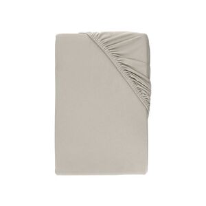 LIVARNO® Napínacia džersejová plachta z mikrovlákna, 90 – 100 x 200 cm (béžová) vyobraziť
