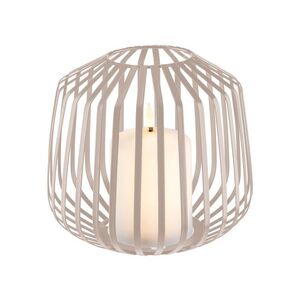 LIVARNO® LED sviečka v kovovom košíku (béžová) vyobraziť
