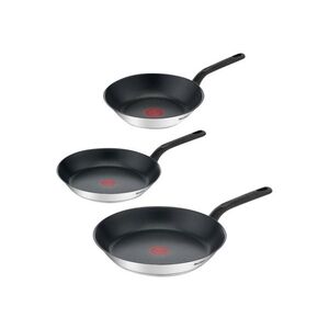 TEFAL Súprava nerezových panvíc Duetto Bakelite, 3-dielna. vyobraziť