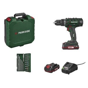 PARKSIDE® Aku vŕtací skrutkovač s príslušenstvom 20 V PABS 20-Li G8 vyobraziť