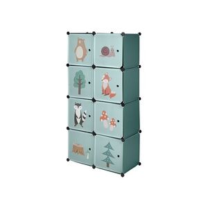 LUPILU® Detský regál, 74 x 36 x 144 cm (líška) vyobraziť