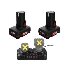 PARKSIDE® Akumulátor 12 V/4 Ah PAPK 12 B4, 2 kusy + Dvojitá nabíjačka 12 V/4, 5 A PDSLK 12 B2 vyobraziť