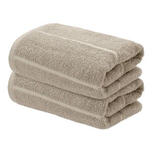 LIVARNO® Froté uterák, 50 x 100 cm, 2 kusy (béžová) vyobraziť