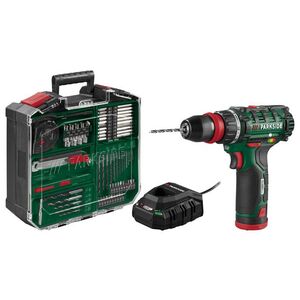 PARKSIDE® Aku vŕtací skrutkovač s príslušenstvom 12 V PBSA 12 F5 vyobraziť