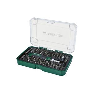 PARKSIDE® Račňový skrutkovač s bitmi, 115-dielna súprava vyobraziť
