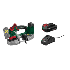 PARKSIDE® Aku pásová píla 20 V PMBA 20-Li A1 + Akumulátor 20 V/2 Ah PAP 202 A1 + Nabíjačka na akumulátor 20 V/2, 4 A PLG 20 C1 vyobraziť