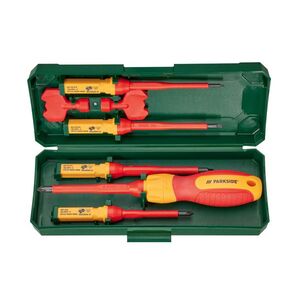 PARKSIDE® Súprava skrutkovačov s vymeniteľnými čepeľami na 1 000 V, 8-dielna vyobraziť
