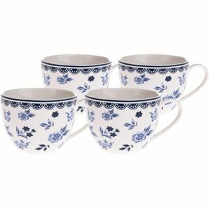 4-dielna sada porcelánových šálok Floral, 90 ml vyobraziť