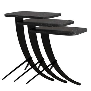 Odkladací stolík Pion Black Marble, 3 ks vyobraziť