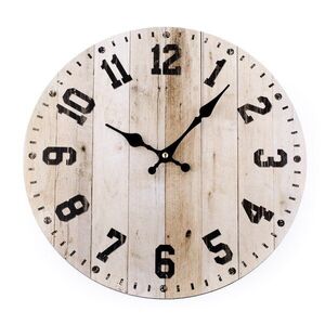 Nástenné hodiny Woody, 34 cm vyobraziť
