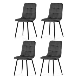 Sada jedálenských stoličiek CT-281 GREY4, 4 ks vyobraziť